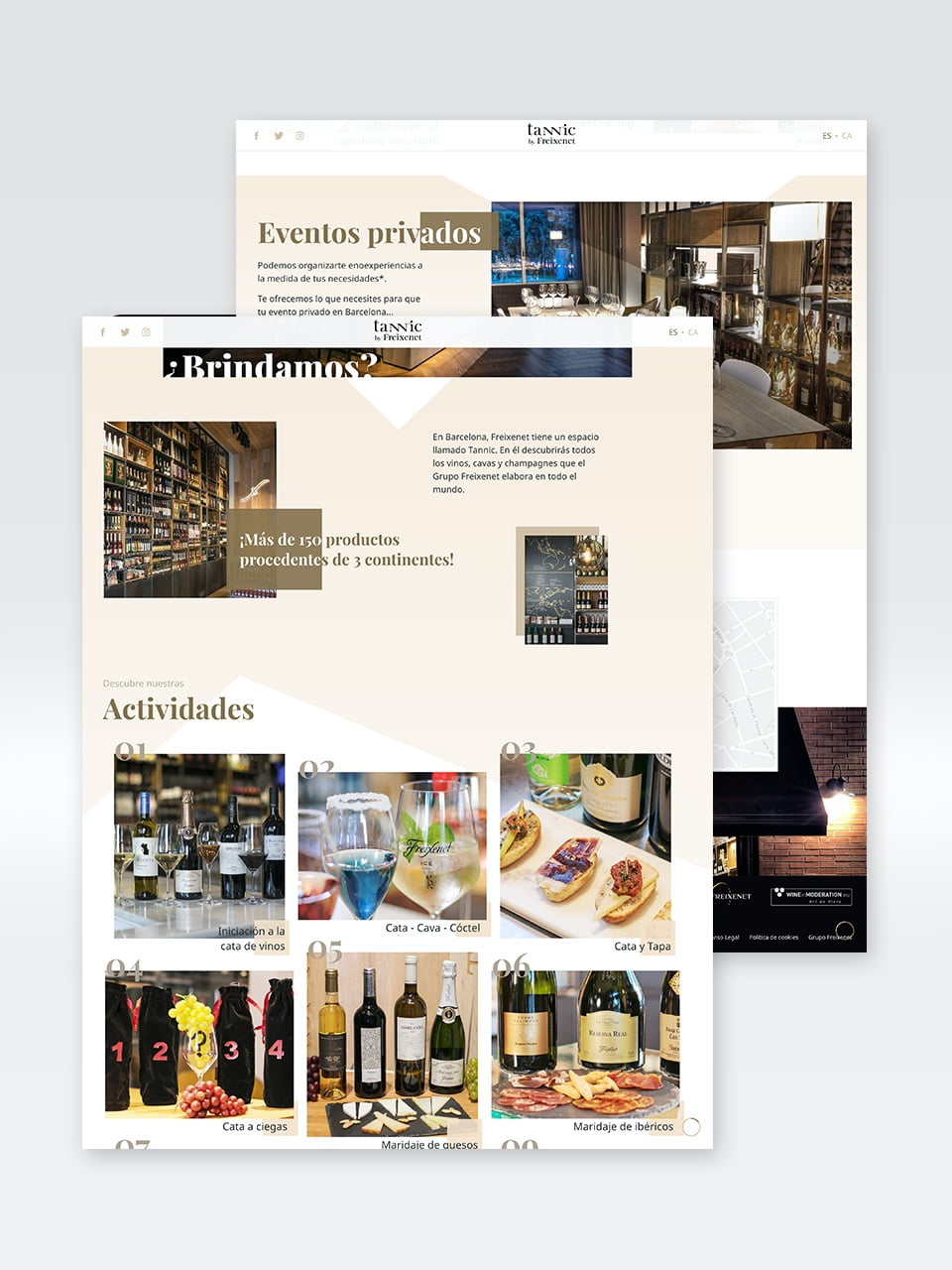 Online presence for Tannic by Freixenet
