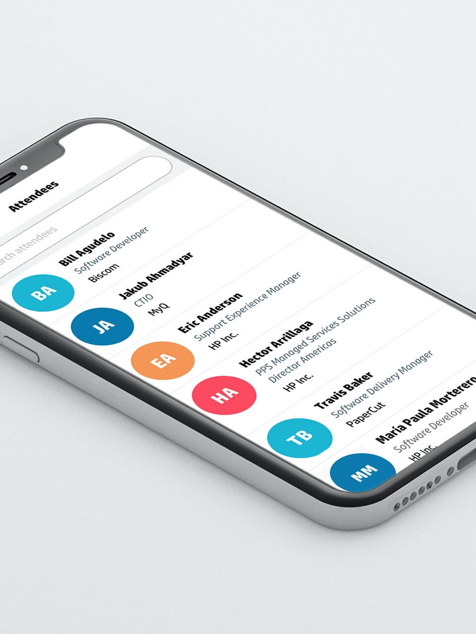 App for HP events