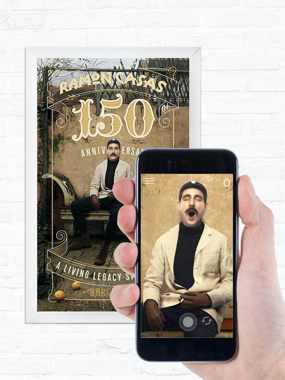 Posters with augmented reality