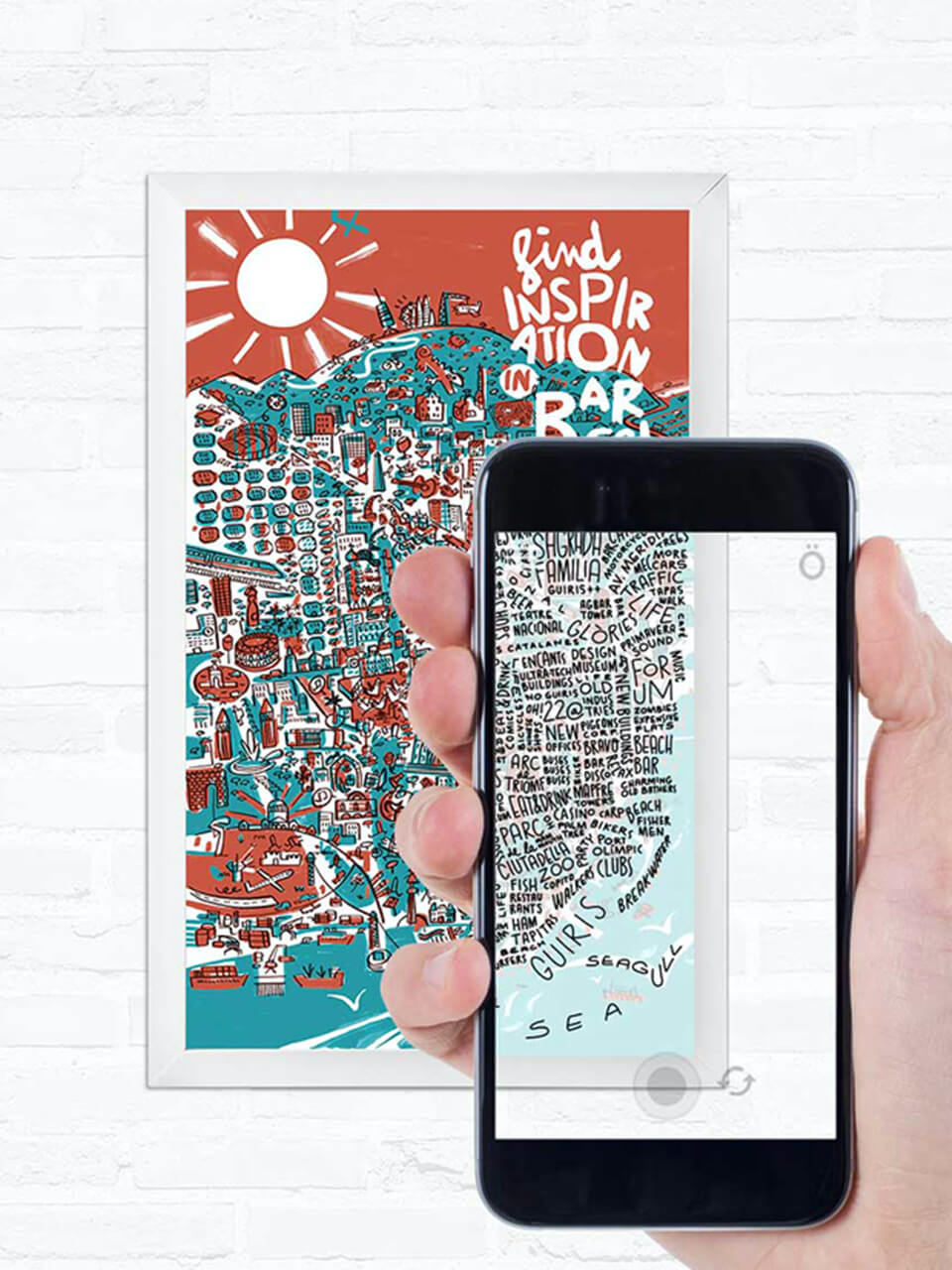 Posters with augmented reality