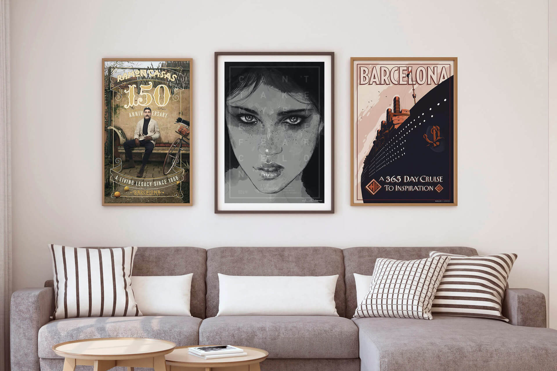 Posters with augmented reality
