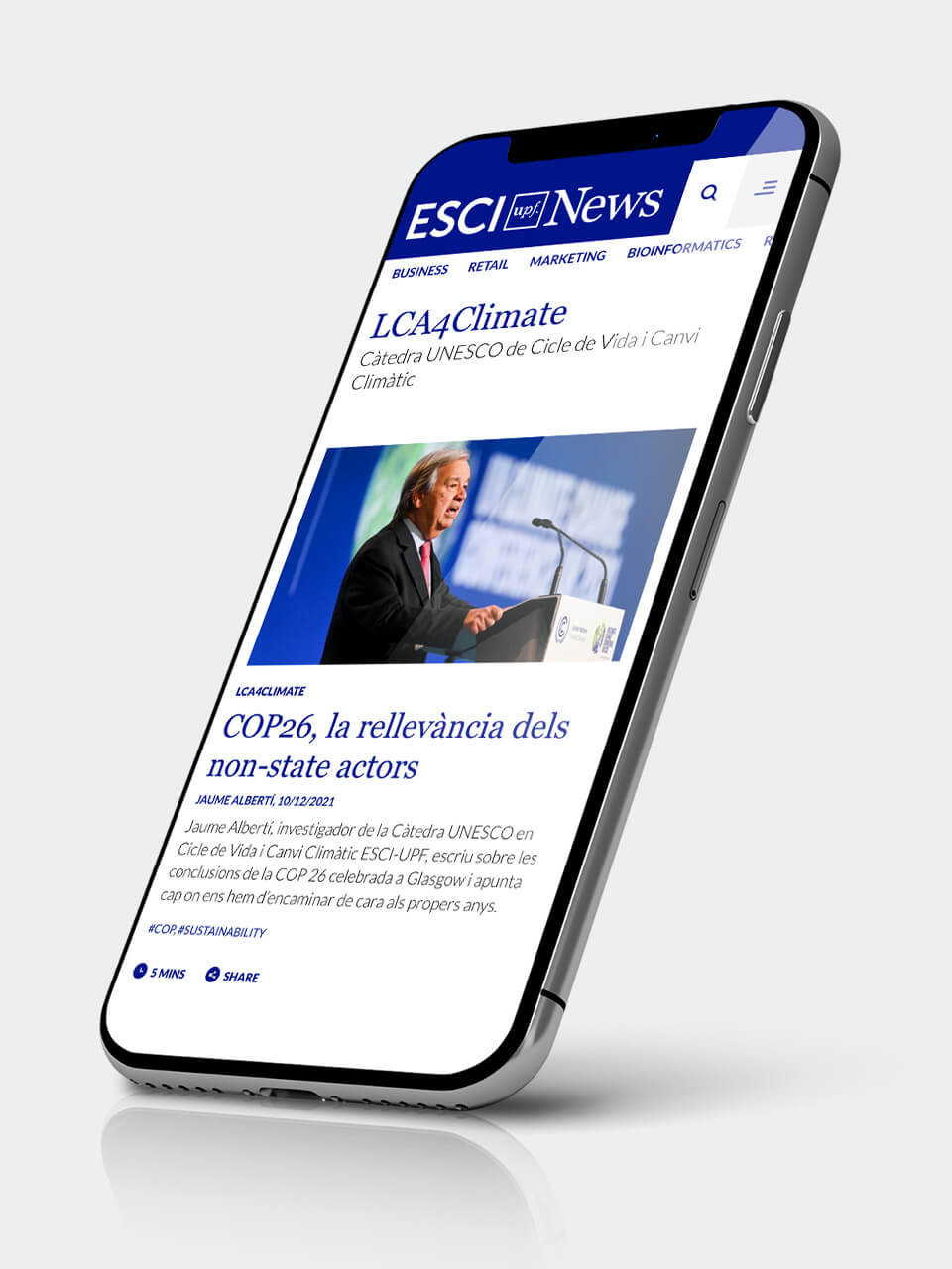 News portal for ESCI-UPF