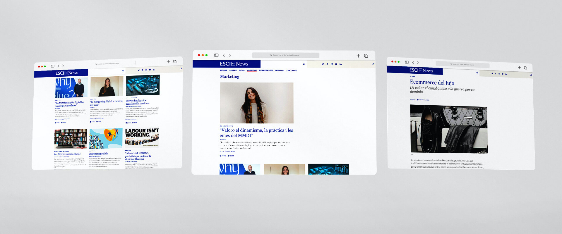 News portal for ESCI-UPF