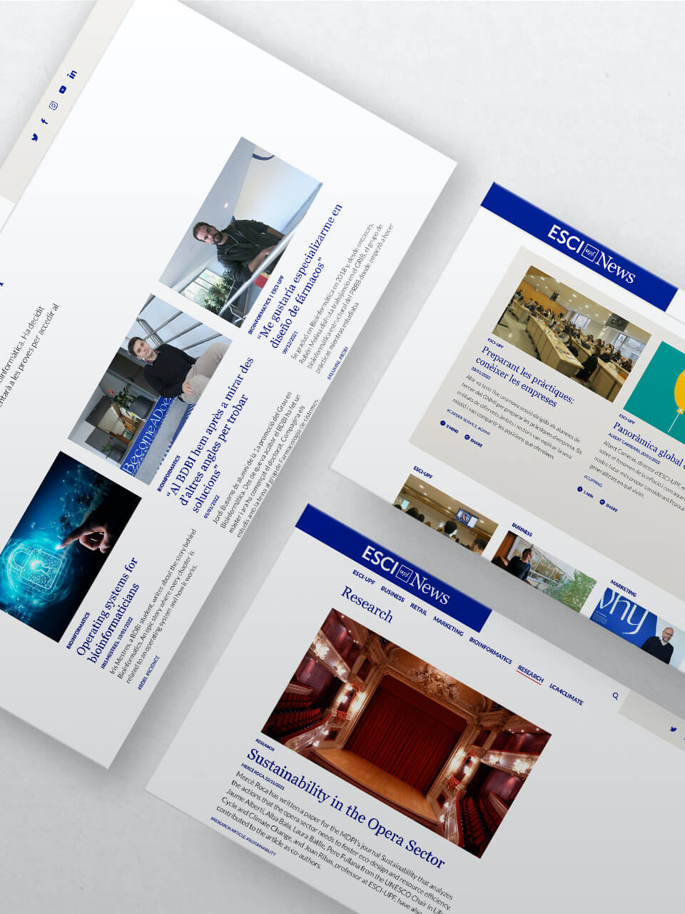 News portal for ESCI-UPF