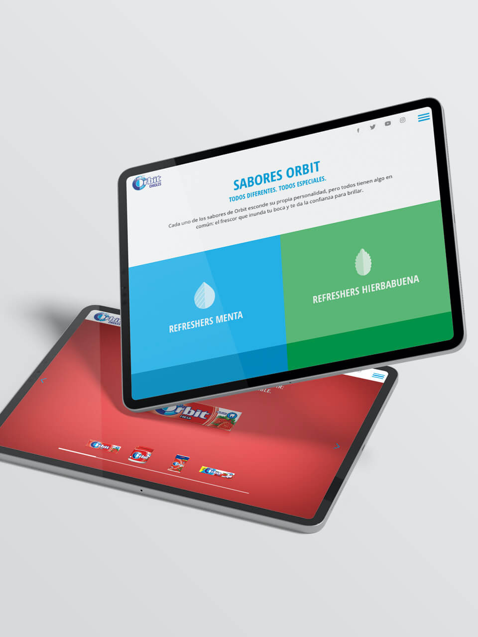 The Orbit Gum website
