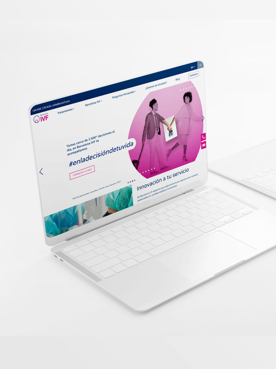 Digital strategy for Barcelona IVF