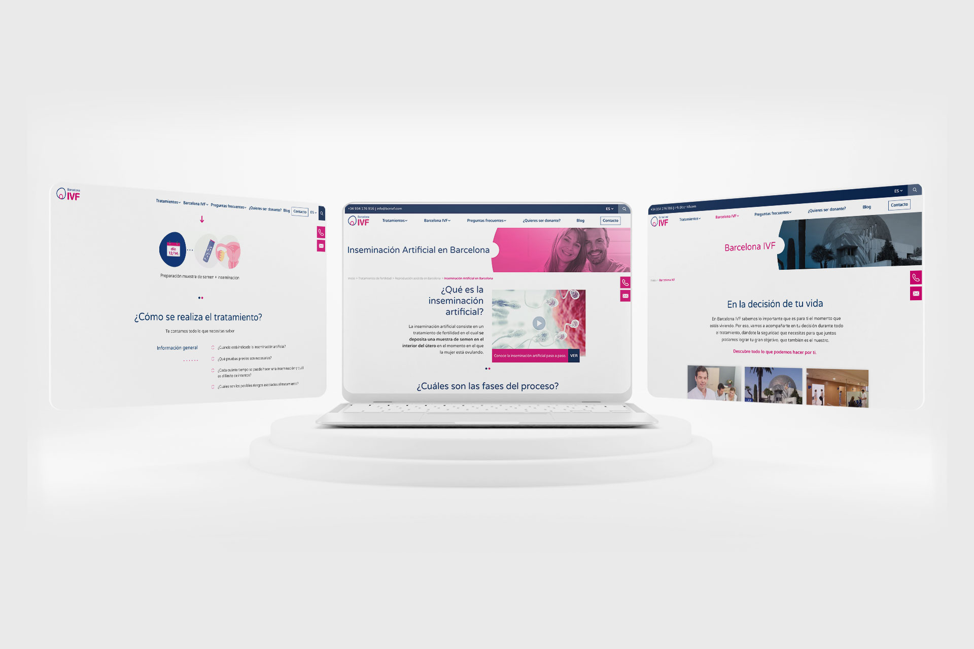 Digital strategy for Barcelona IVF