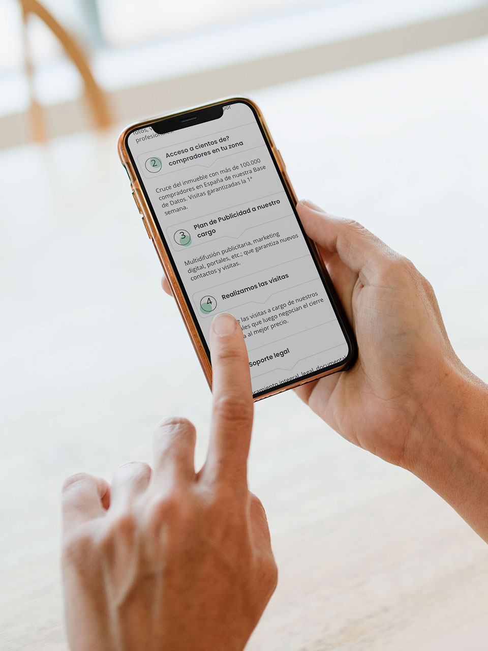 UX/UI per a una immobiliària de referència