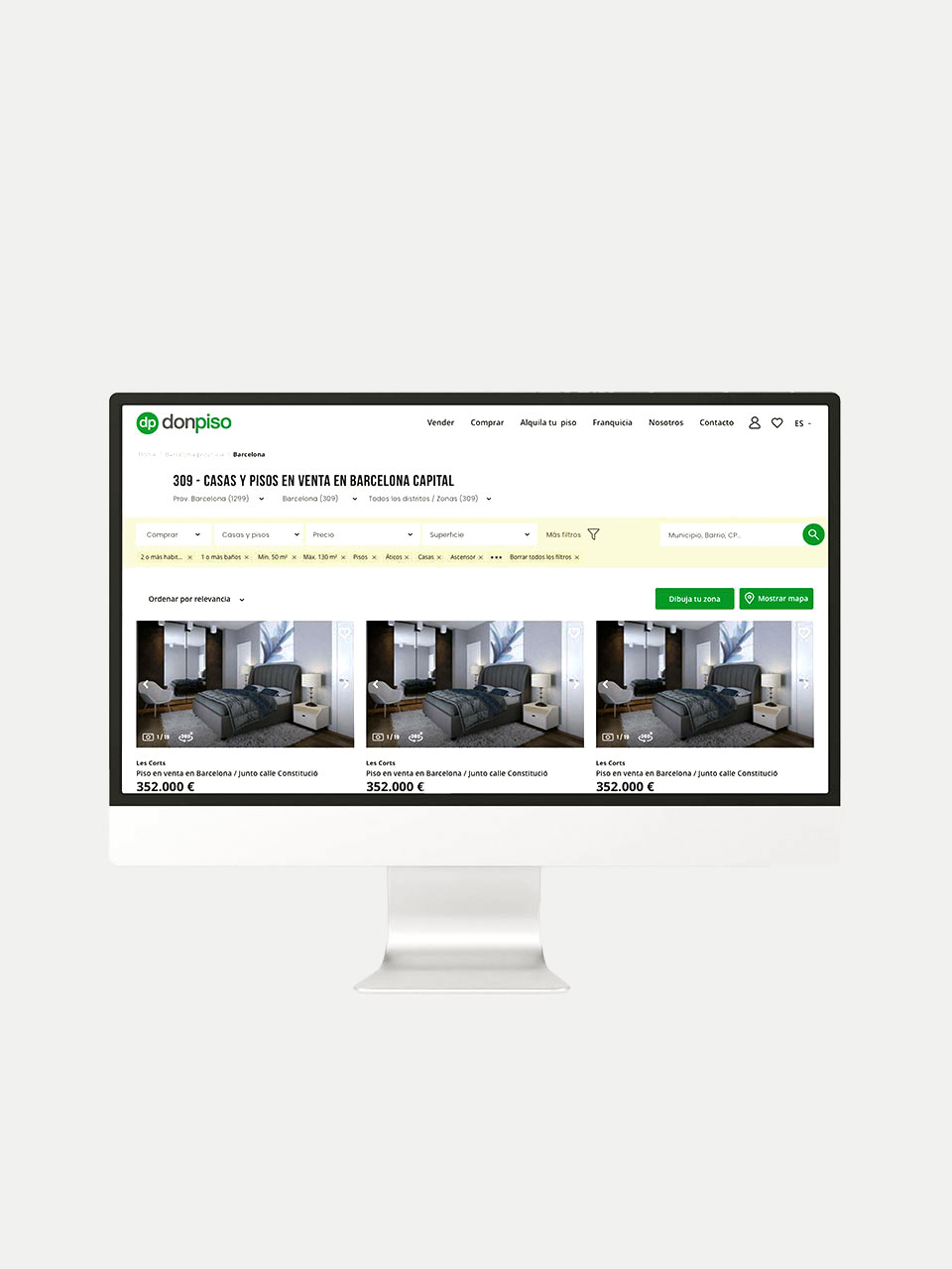 UX/UI per a una immobiliària de referència