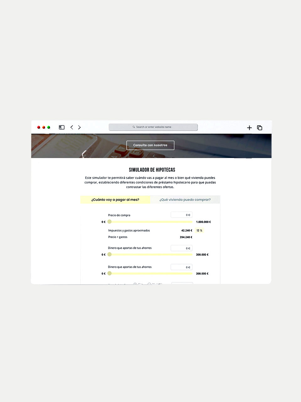 UX/UI per a una immobiliària de referència