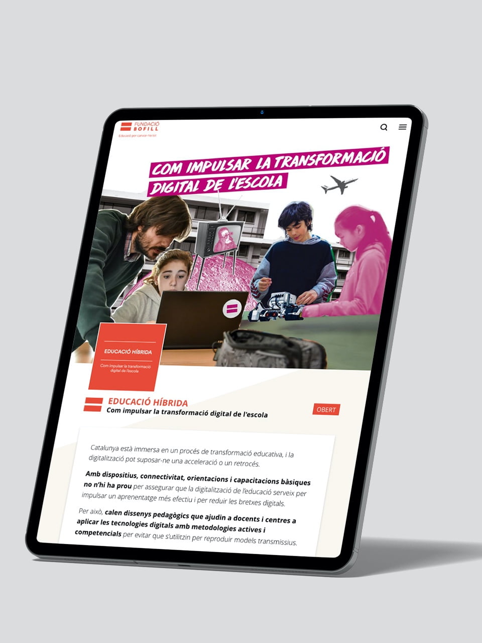 Development of the Fundació Bofill digital portal